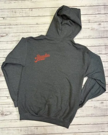 Grey Hoodie Back