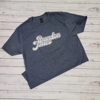Grey T-shirt w/ White Logo